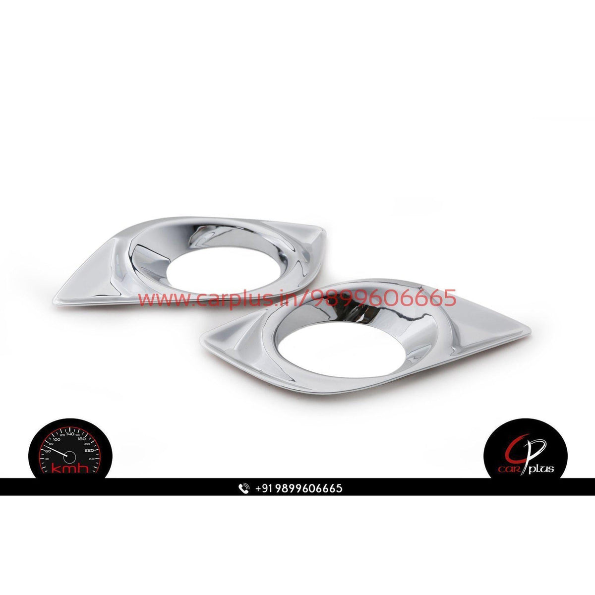 Kmh Fog Light Cover Chrome For Nissan Sunny Set Of 2pcs Carplus 9491