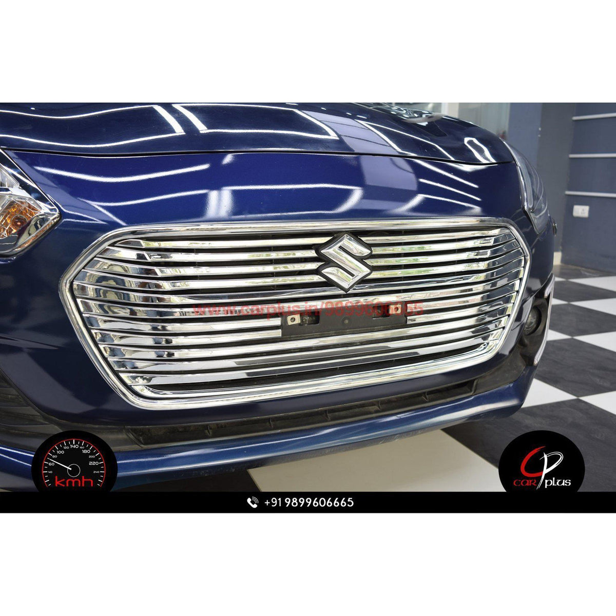 New swift deals front chrome grill