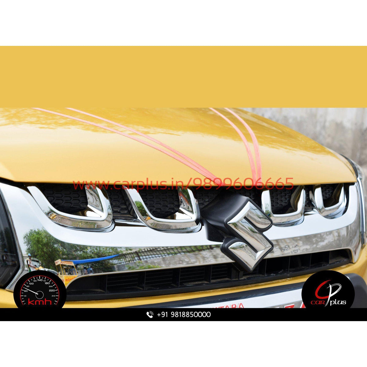 Brezza front deals chrome grill