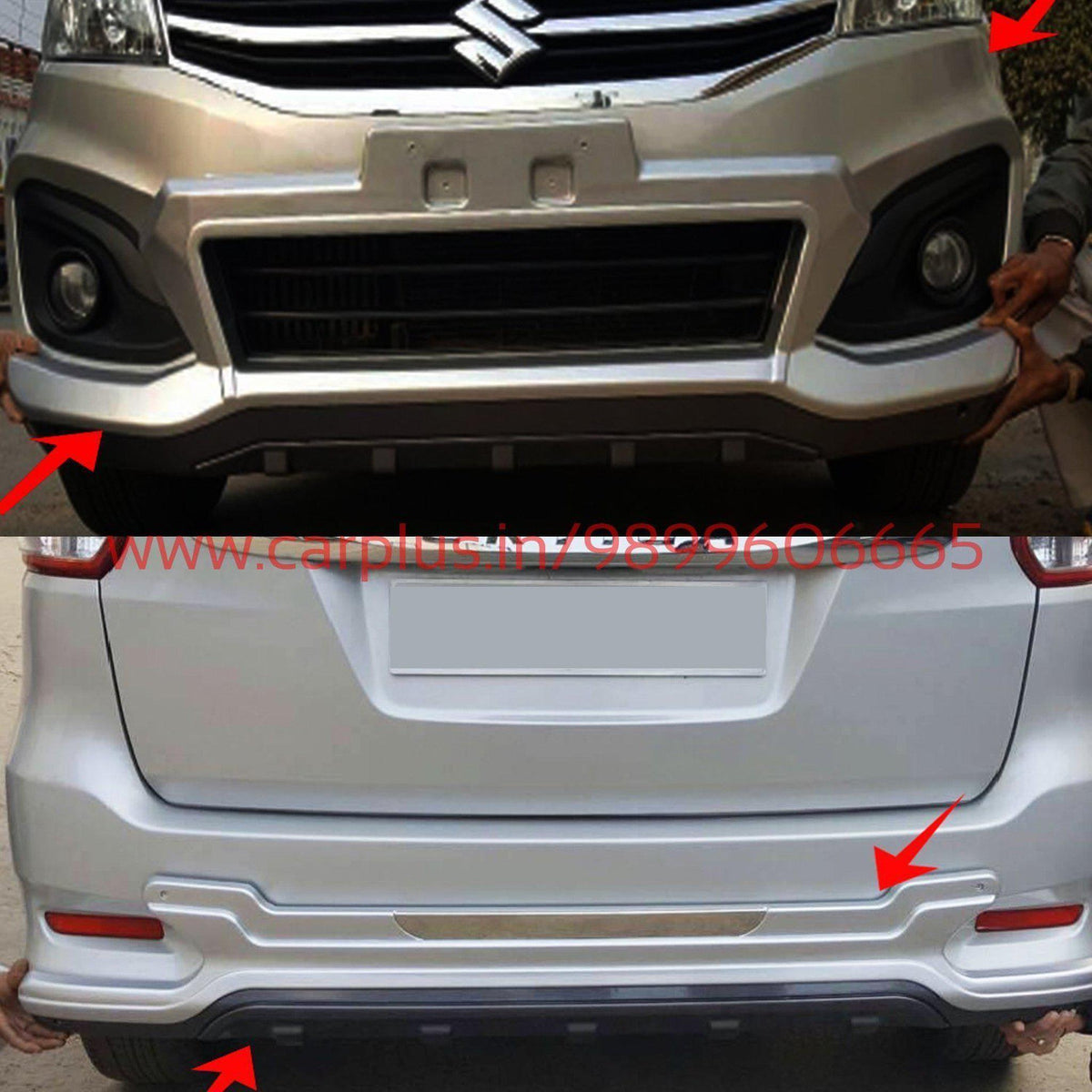 Ertiga front outlet bumper guard