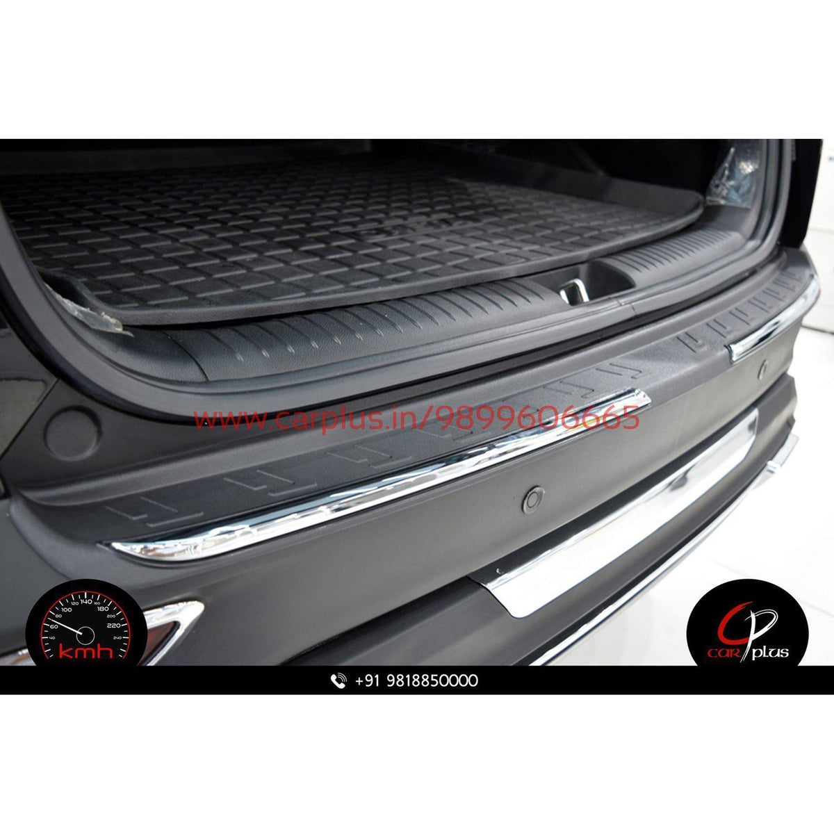 Hyundai santa fe rear store bumper protector