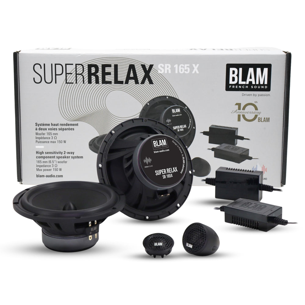 BLAM SUPER RELAX 165mm 2-Way Component Speaker (SR165X)-COAXIAL SPEAKER-BLAM-CARPLUS