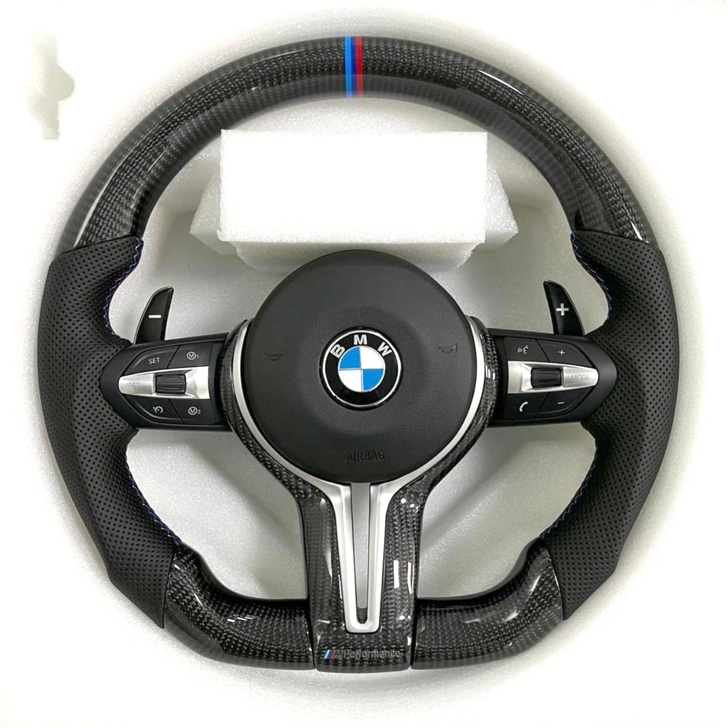 
                  
                    BMW M3 F30 Steering Wheel real carbon-STEERING WHEEL-RETRO SOLUTIONS-CARPLUS
                  
                