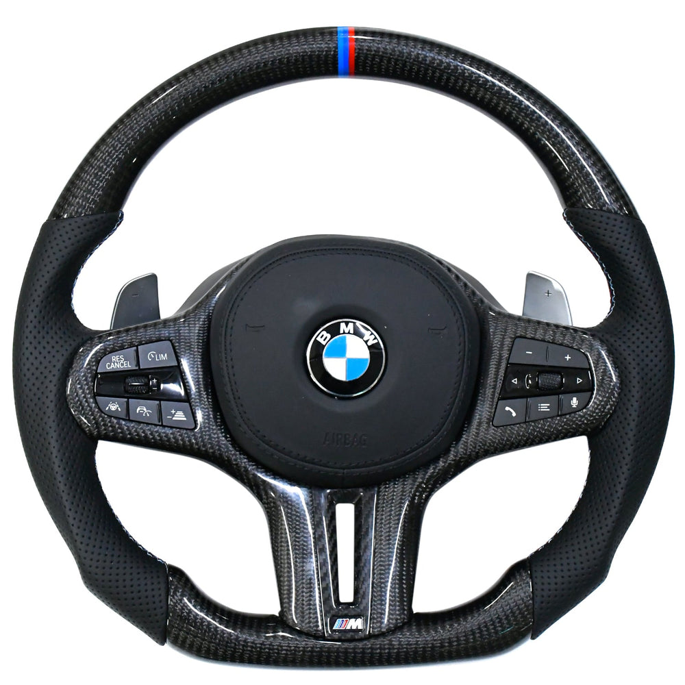 BMW full carbon fibre steering wheel-STEERING WHEEL-RETRO SOLUTIONS-CARPLUS