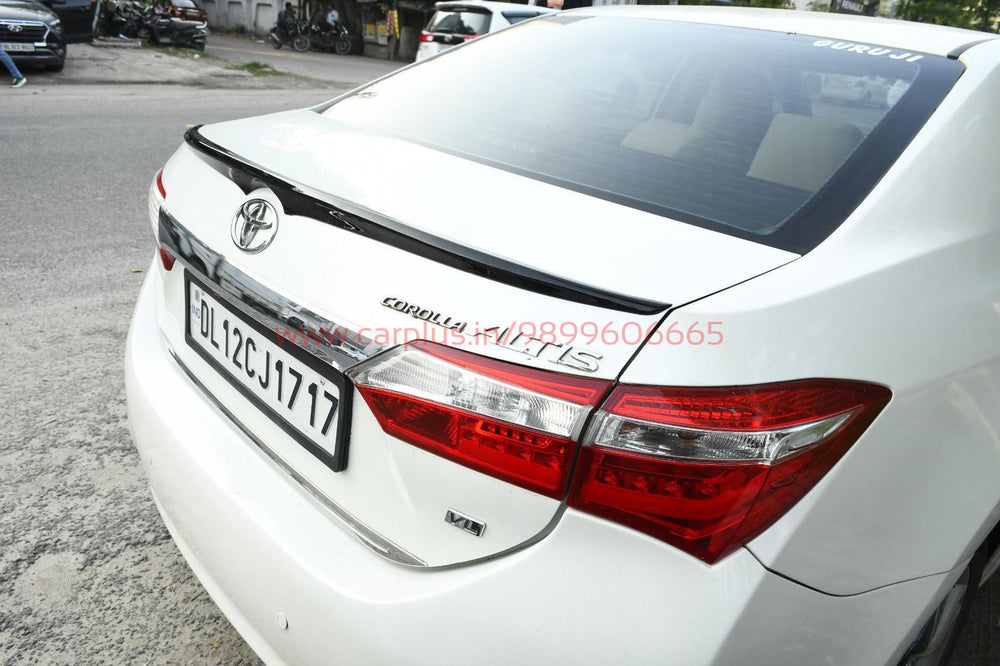 COROLLA SPOILER GLOSS BLACK - 2016 onwards-SPOILER-RETRO SOLUTIONS-CARPLUS