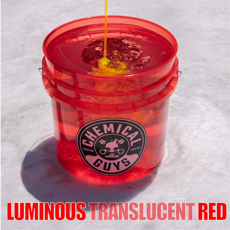 
                  
                    Chemical Guys Heavy Duty Detailing Bucket - Luminous Translucent Red-CONSUMABLES-CHEMICAL GUYS-CARPLUS
                  
                