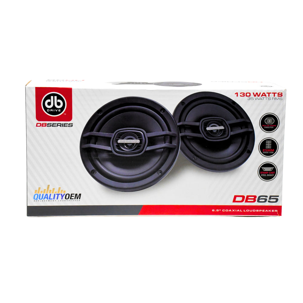 
                  
                    DB Drive DB Series 130 WATTS | 35 WATTS RMS 6.5" Co-Axial (DB65)-COAXIAL SPEAKER-DB DRIVE-CARPLUS
                  
                