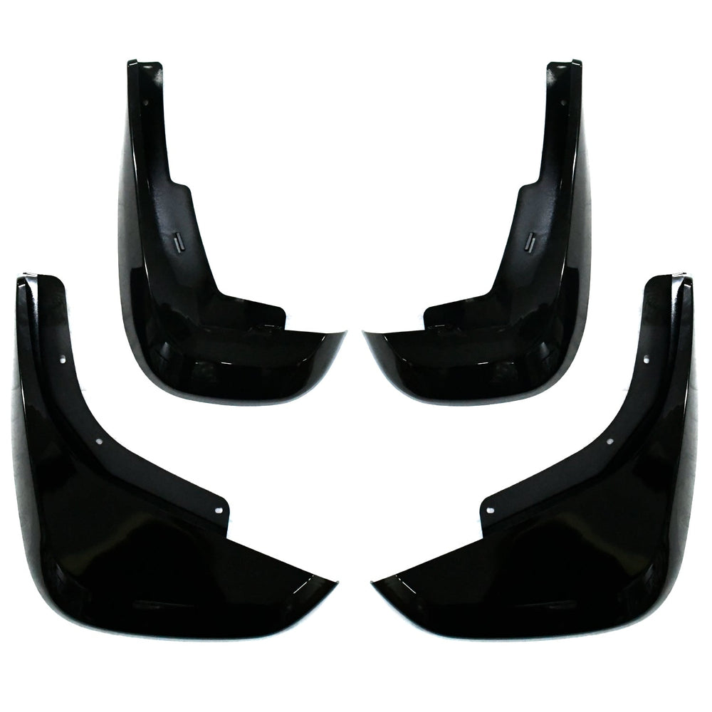 DEFENDER MUD FLAPS (WIDE GLOSS BLACK)-CARPLUS-CARPLUS