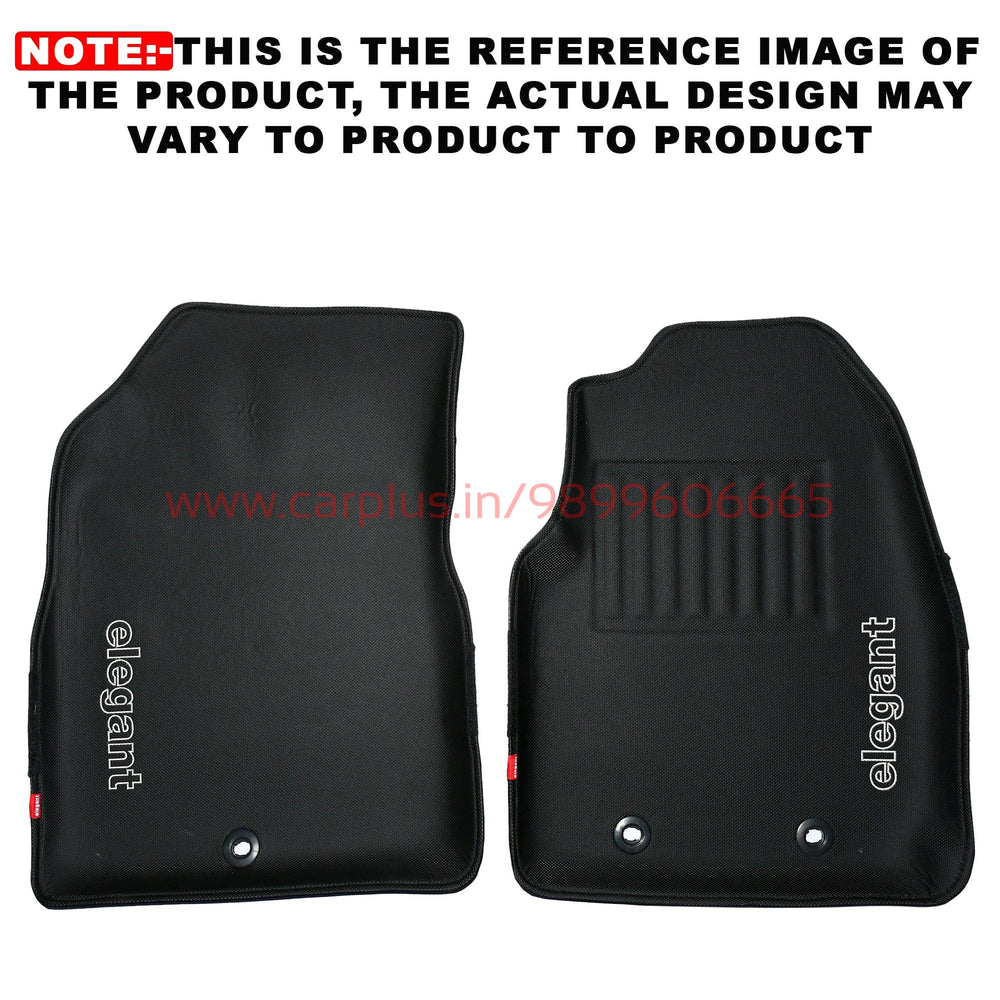 Elegant 3D Carpet for Skoda Octavia (Cord Black)-3D MATS-KMH-CARPLUS