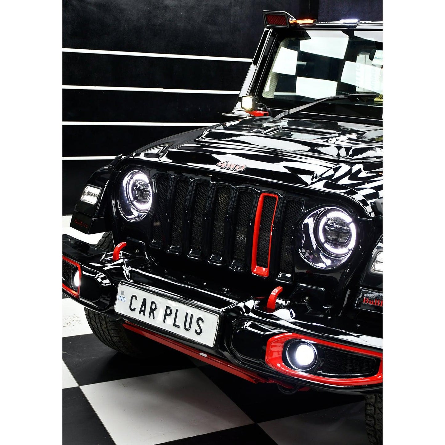 
                  
                    Front Bumper for Mahindra Thar(Bull Horn)-EXTERIOR-KMH-CARPLUS
                  
                