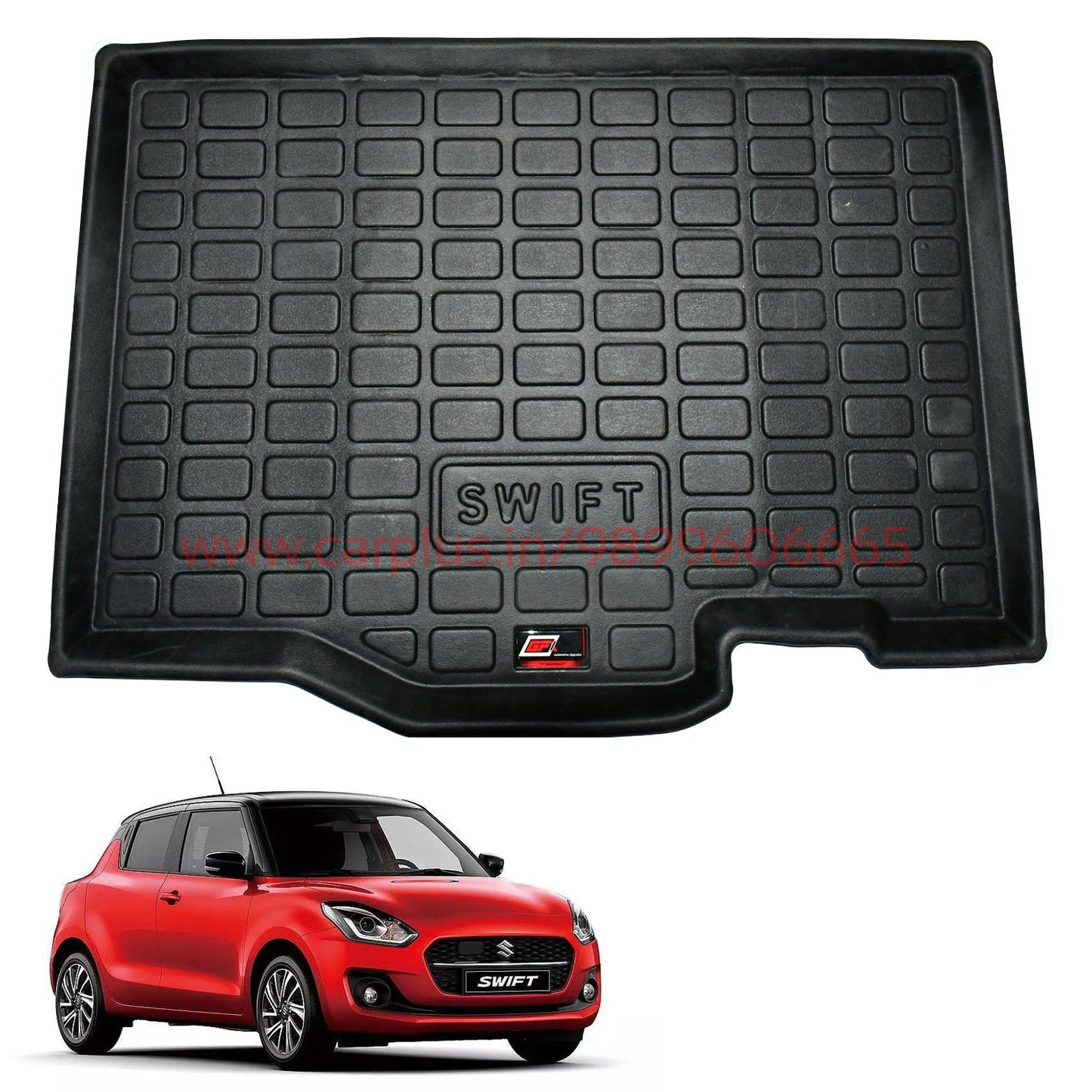 
                  
                    GFX Car Trunk Mat for Maruti Suzuki Swift (2018 Onwards)-CARGO BOOT MATS-GFX-CARPLUS
                  
                