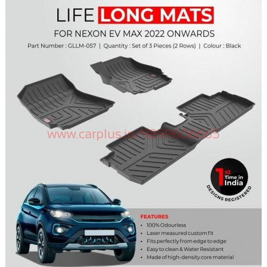 
                  
                    GFX Lifelong Car Mats for Tata Nexon EV Max 2022 Onwards-Black-LIFE LONG CAR MATS-GFX-CARPLUS
                  
                