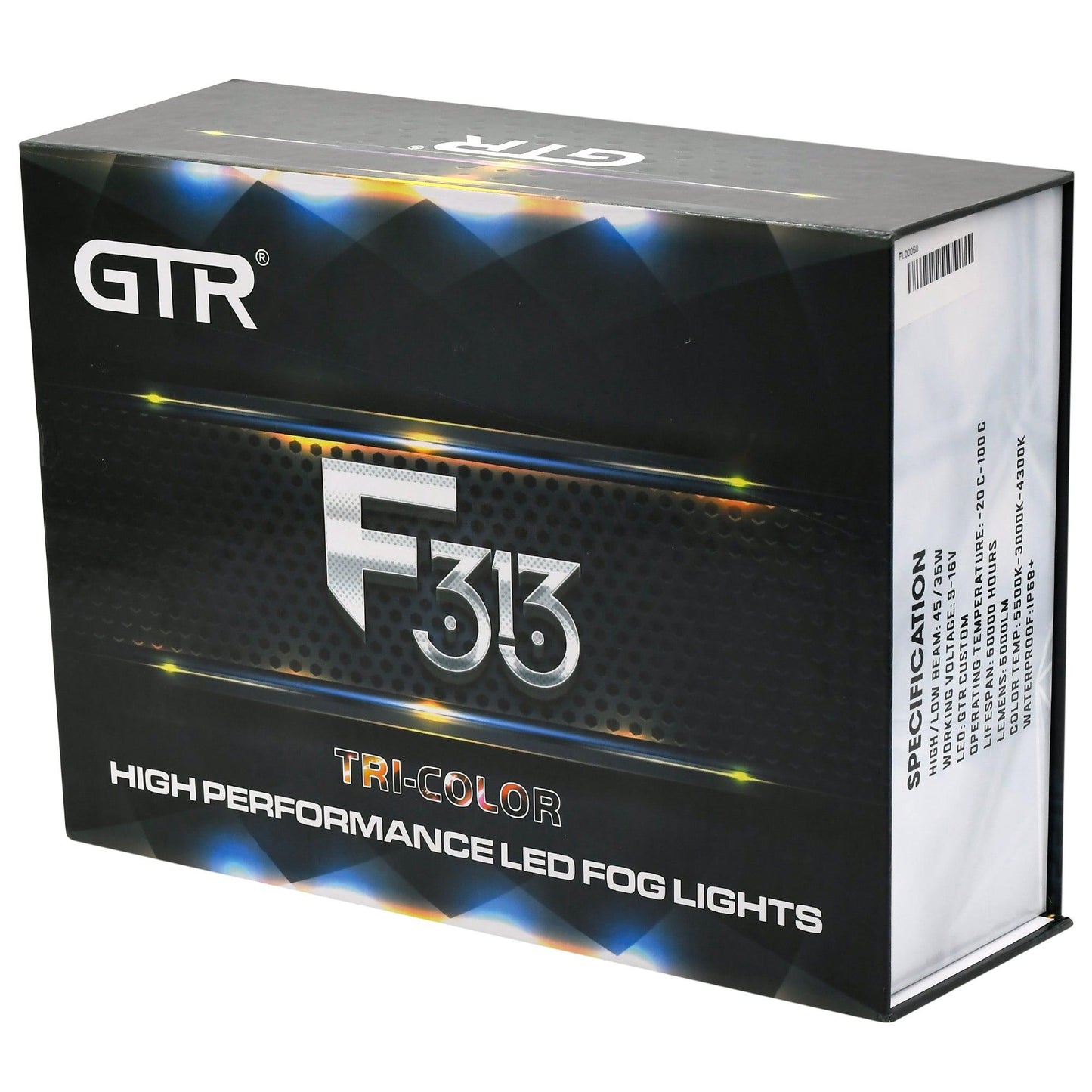 GTR Tri-Color High Performance LED Fog Lights(Universal Bracket