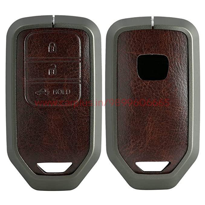 KMH TPU Gold Car Key Cover Compatible with Honda City, Civic, Jazz
