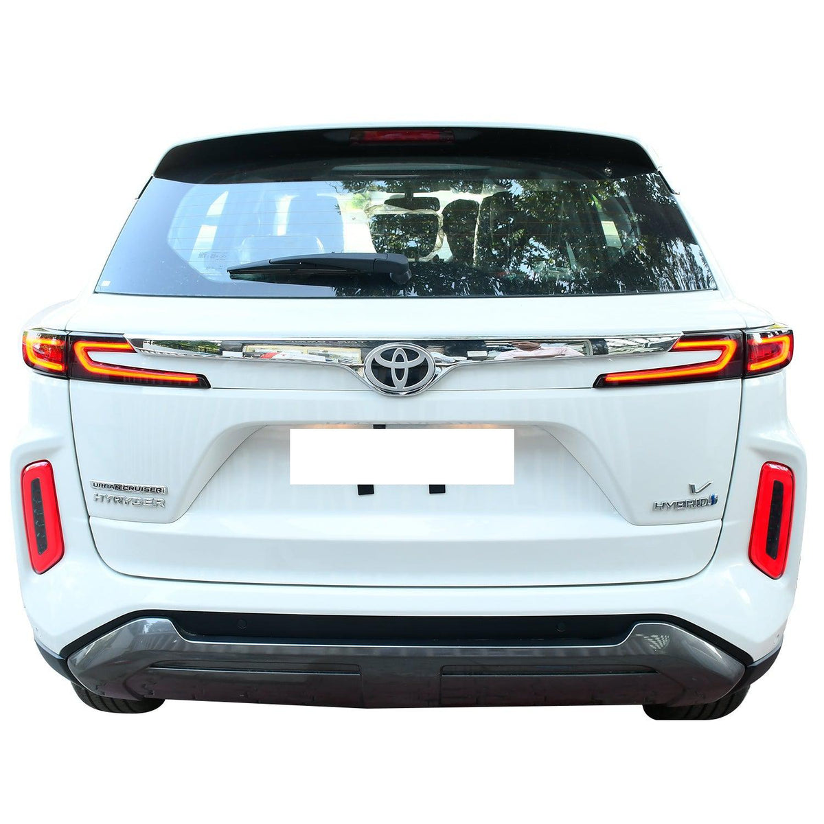 KMH Bumper Reflector for Toyota Hyryder-(3 Functions // Smoke) – CARPLUS