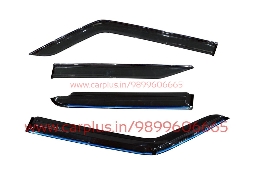 KMH Chrome Line Door Visor for Honda City-2017-DOOR VISOR-KMH-CARPLUS