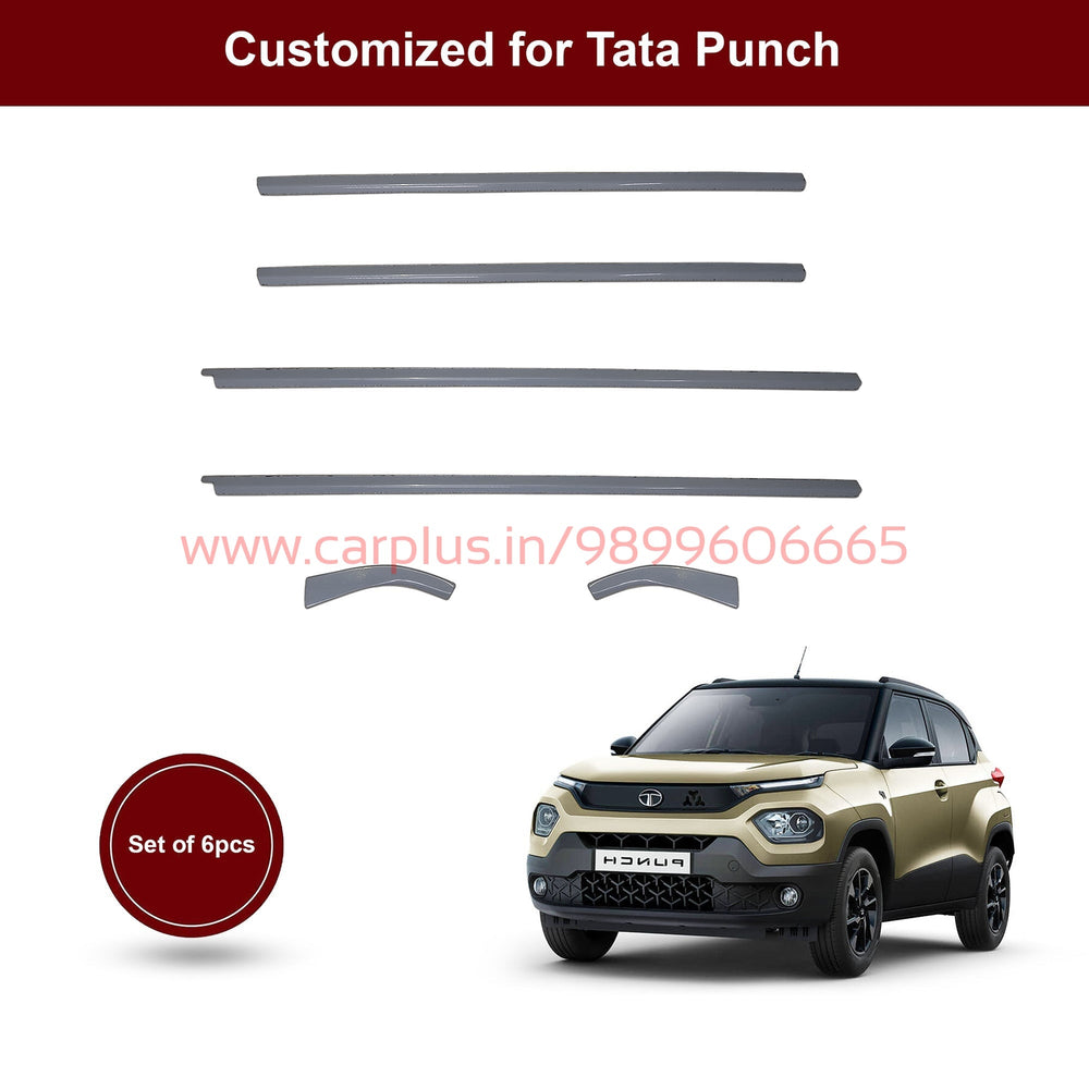 KMH Lower Window Garnish For Tata Punch (1st GEN, Set of 6Pcs)-PRICE & IMAGES PENDING-CN LEAGUE-CARPLUS