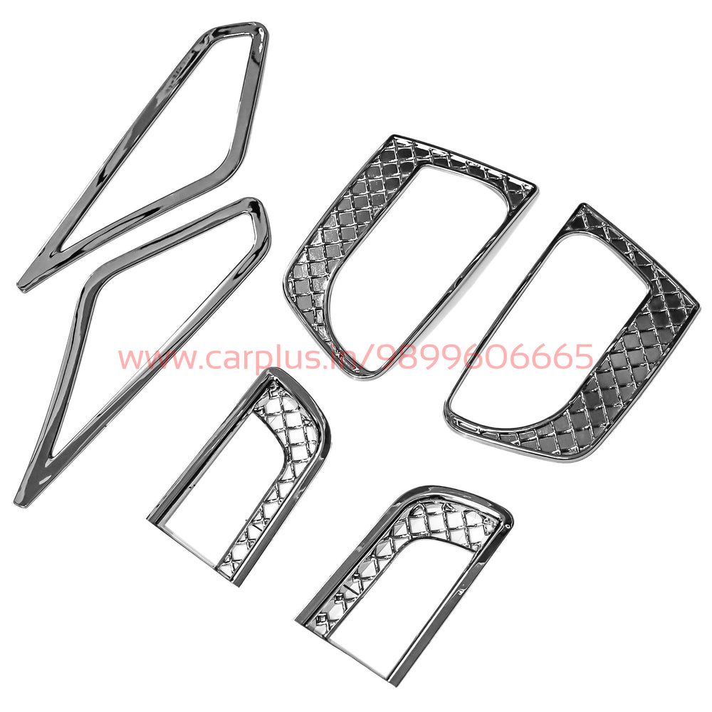 KMH Quarter Glass Chrome Kit for Mahindra Scorpio-EXTERIOR-CN LEAGUE-CARPLUS