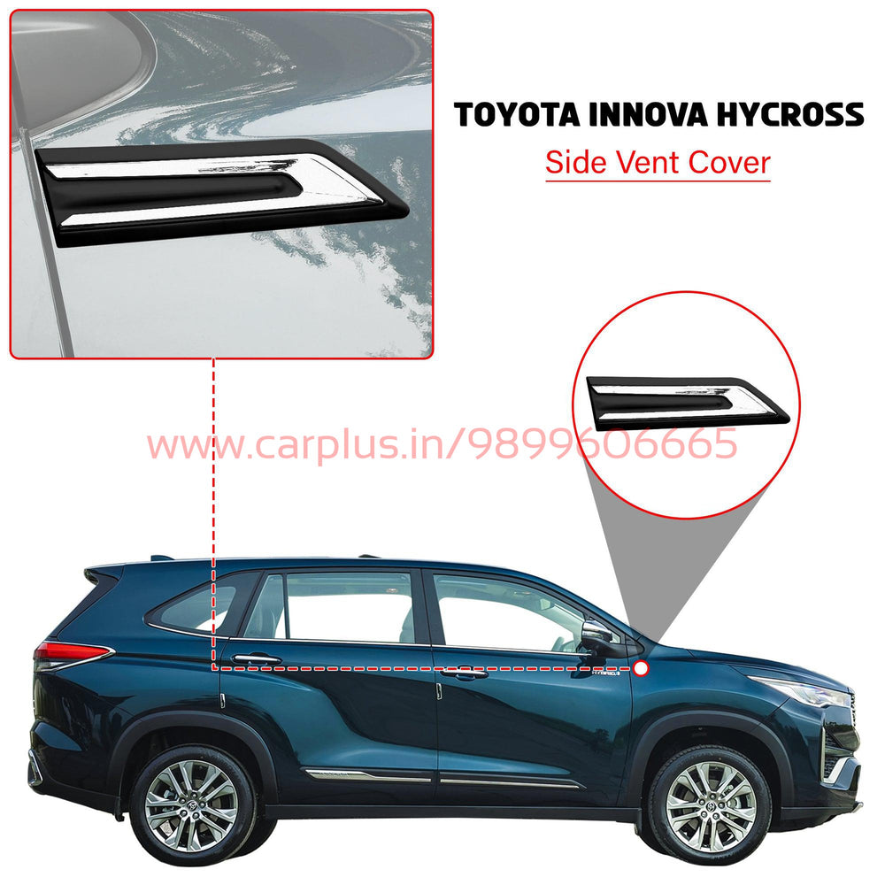 KMH Side Vent Cover Chrome for Toyota Hycross(Set Of 2 Pcs)-EXTERIOR-KMH-CARPLUS