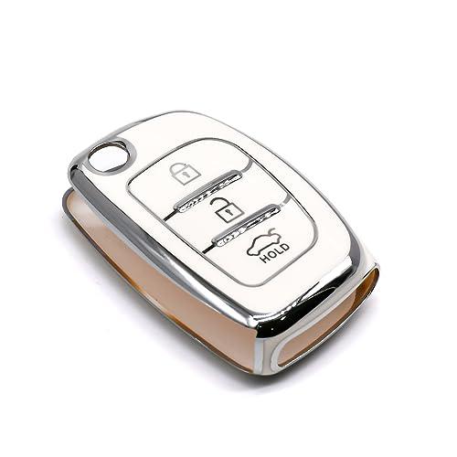 
                  
                    Kmh TPU Silver Key Cover For Hyundai D2.5 (KC-16)-KEY COVER - TPU Silver-KMH-PACK OF 1-BLACK-CARPLUS
                  
                