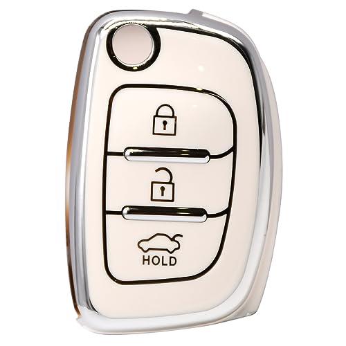 
                  
                    Kmh TPU Silver Key Cover For Hyundai D2.5 (KC-16)-KEY COVER - TPU Silver-KMH-PACK OF 1-WHITE-CARPLUS
                  
                