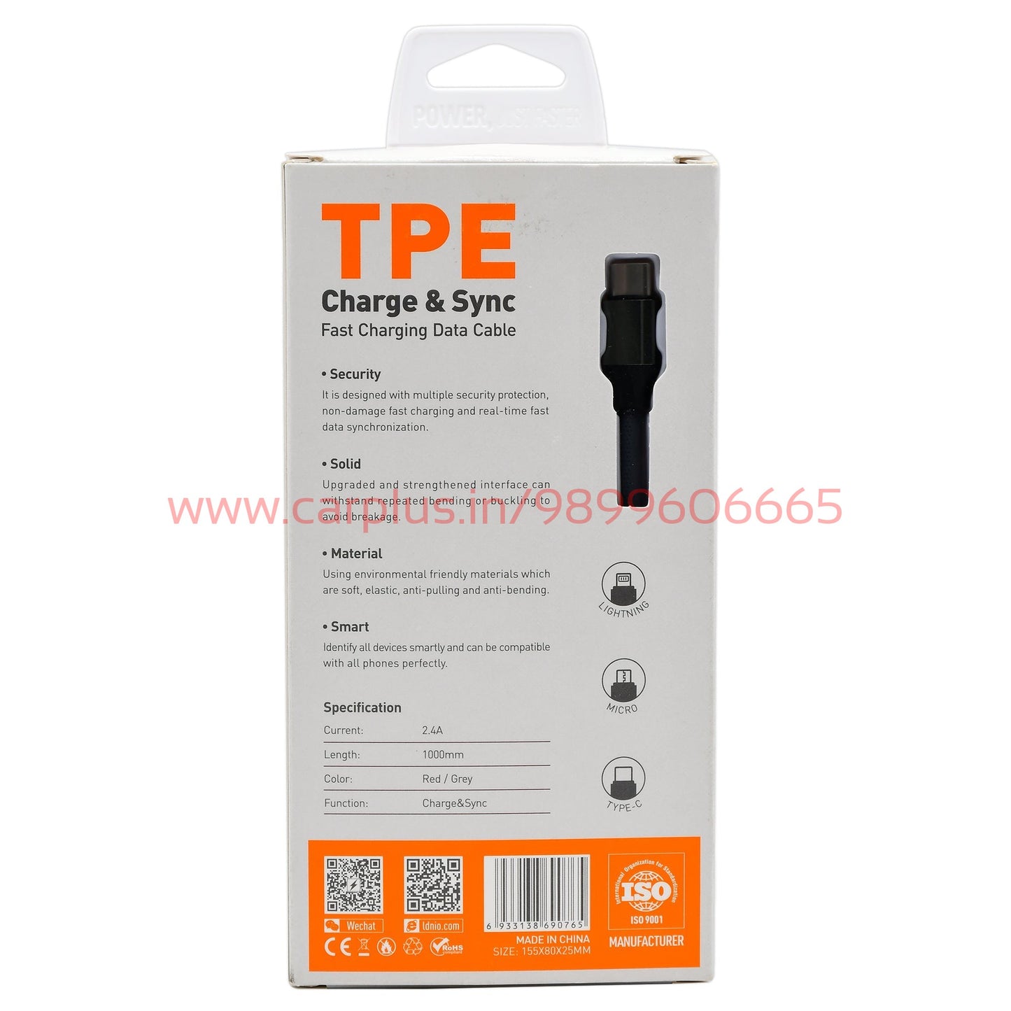 
                  
                    LDNIO LS441 TPE Fast Charging 1Mtr Data Cable-CHARGING CABLE-LDNIO-APPLE-CARPLUS
                  
                