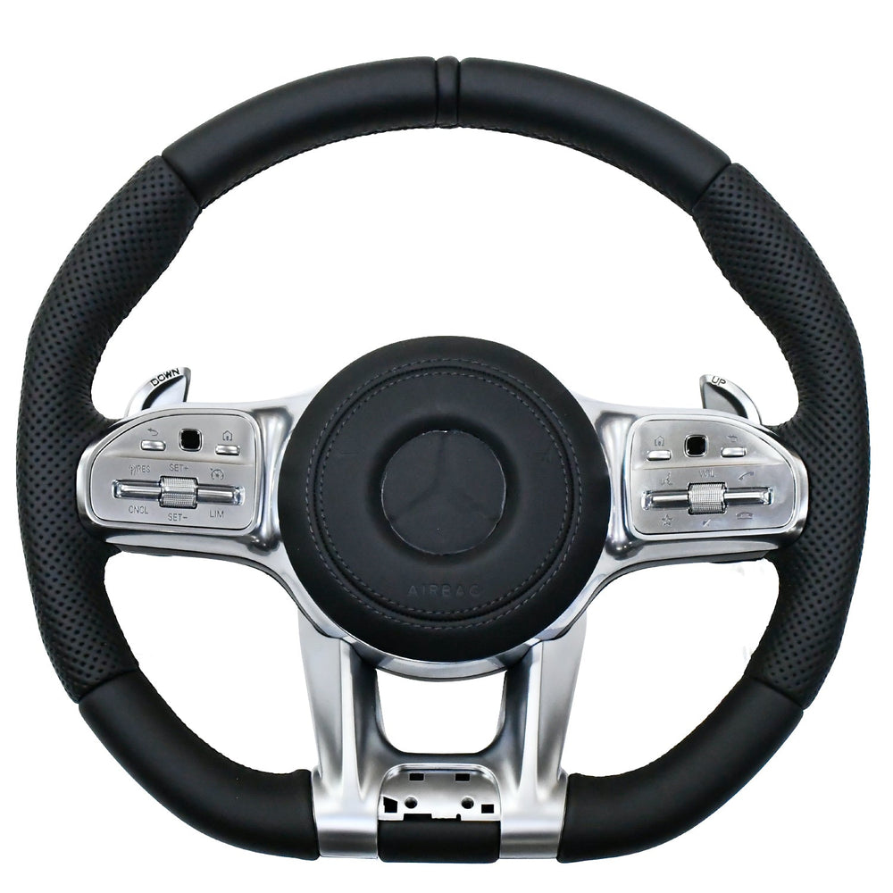 Mercedes AMG Steering wheel Leather-STEERING WHEEL-RETRO SOLUTIONS-CARPLUS