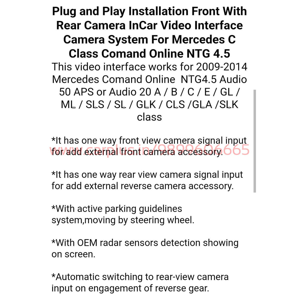 
                  
                    Mercedes Ntg 4.5 Camera Interface-CAMERA-RETRO SOLUTIONS-CARPLUS
                  
                