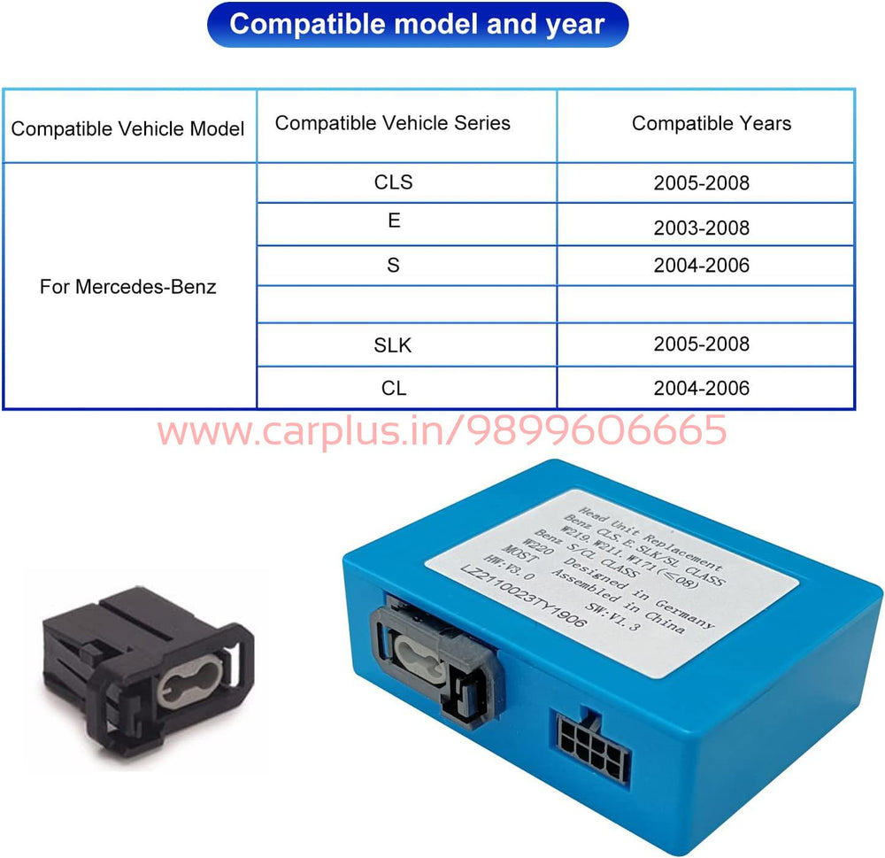 
                  
                    Mercedes W211 Optical Box-CARPLAY-RETRO SOLUTIONS-CARPLUS
                  
                