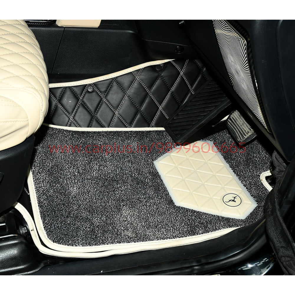 Top Gear 4D Pristine Coral Car Mats for Mahindra Thar III - Divine Silk // Crown Black (UM-Pepper)-7D MATS-TOP GEAR-CARPLUS