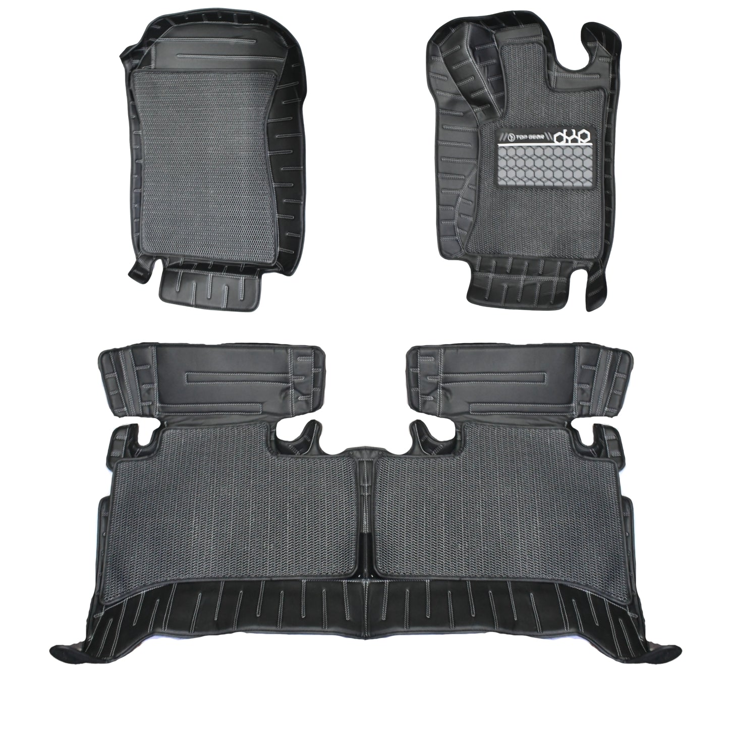 
                  
                    Top Gear 4D Rody HC Leatherite Car Mats for MG Windsor-Black(HC-Silver//Black)-7D MATS-TOP GEAR-CARPLUS
                  
                