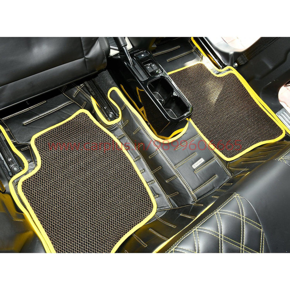 Yellow store car mats