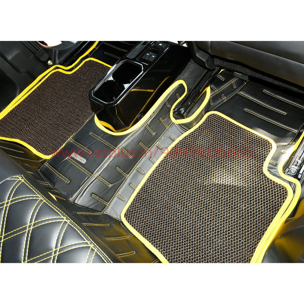 Yellow store car mats