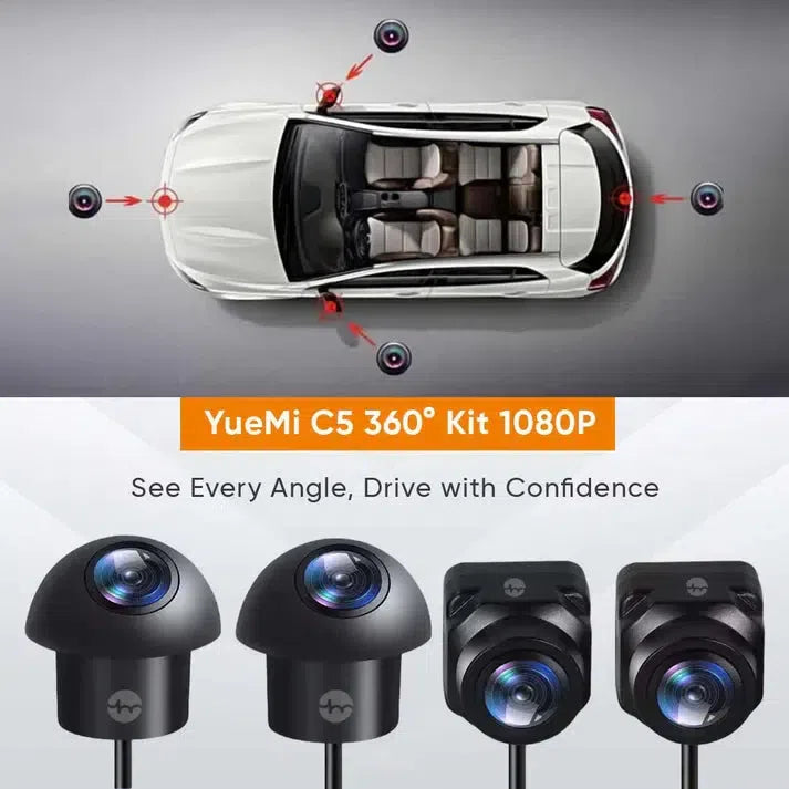 
                  
                    YueMi Ecosystem C5-360 Degree Camera Addon Kit 1080P (4 Way )AHD-360 DEGREE CAMERA-YueMi-CARPLUS
                  
                