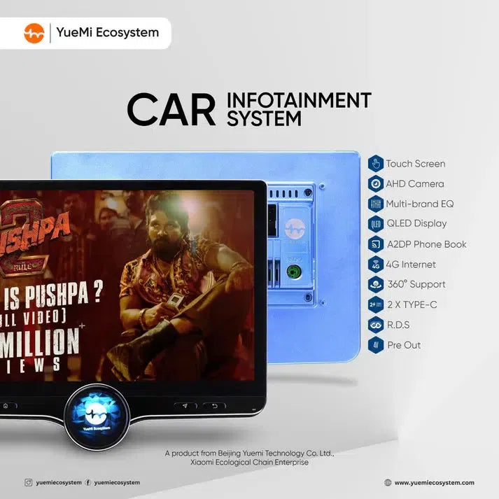 
                  
                    YueMi Ecosystem M11 Android Player 4+64 GB (360°, 4G)-ANDROID HEADUNIT-YueMi-CARPLUS
                  
                