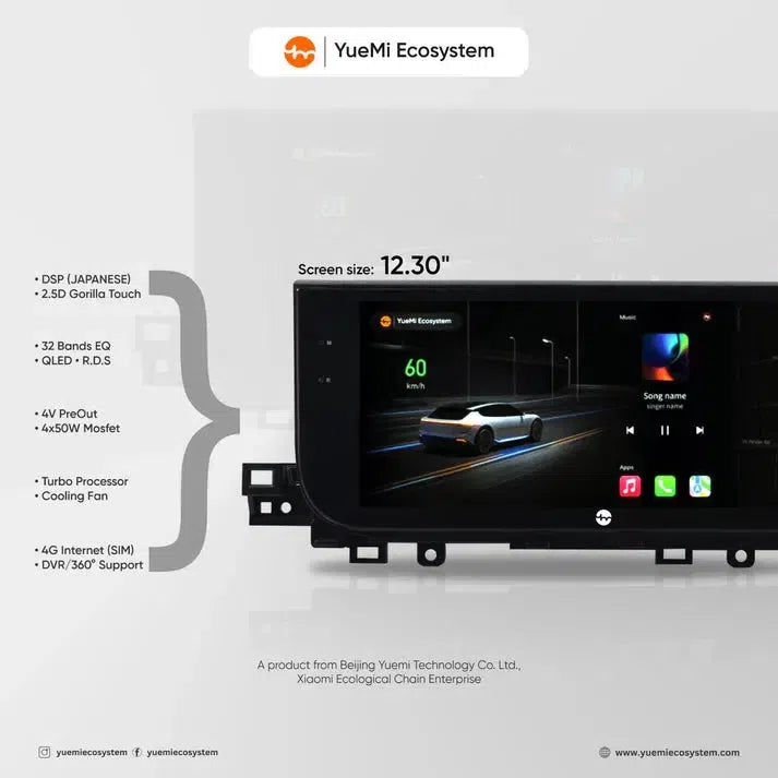 
                  
                    YueMi Ecosystem M20 Android Player 4+64 GB (360°, 4G)-ANDROID HEADUNIT-YueMi-CARPLUS
                  
                