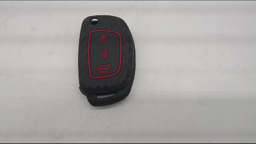 
                  
                    Load and play video in Gallery viewer, KMH Silicone Flip Key Cover KC-16 for Hyundai
                  
                