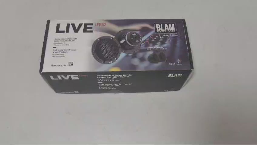 
                  
                    Load and play video in Gallery viewer, Blam Live 50 MM Full Range Driver 2 Inch - LFR52
                  
                