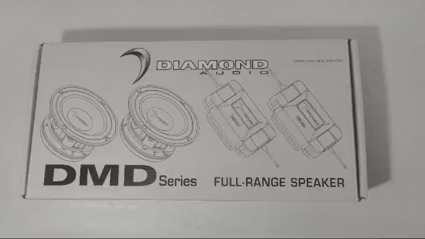 
                  
                    Load and play video in Gallery viewer, Diamond Audio DMD35 Diamond Series 2-Way 3.5&amp;quot; Co-axial Speaker Set
                  
                