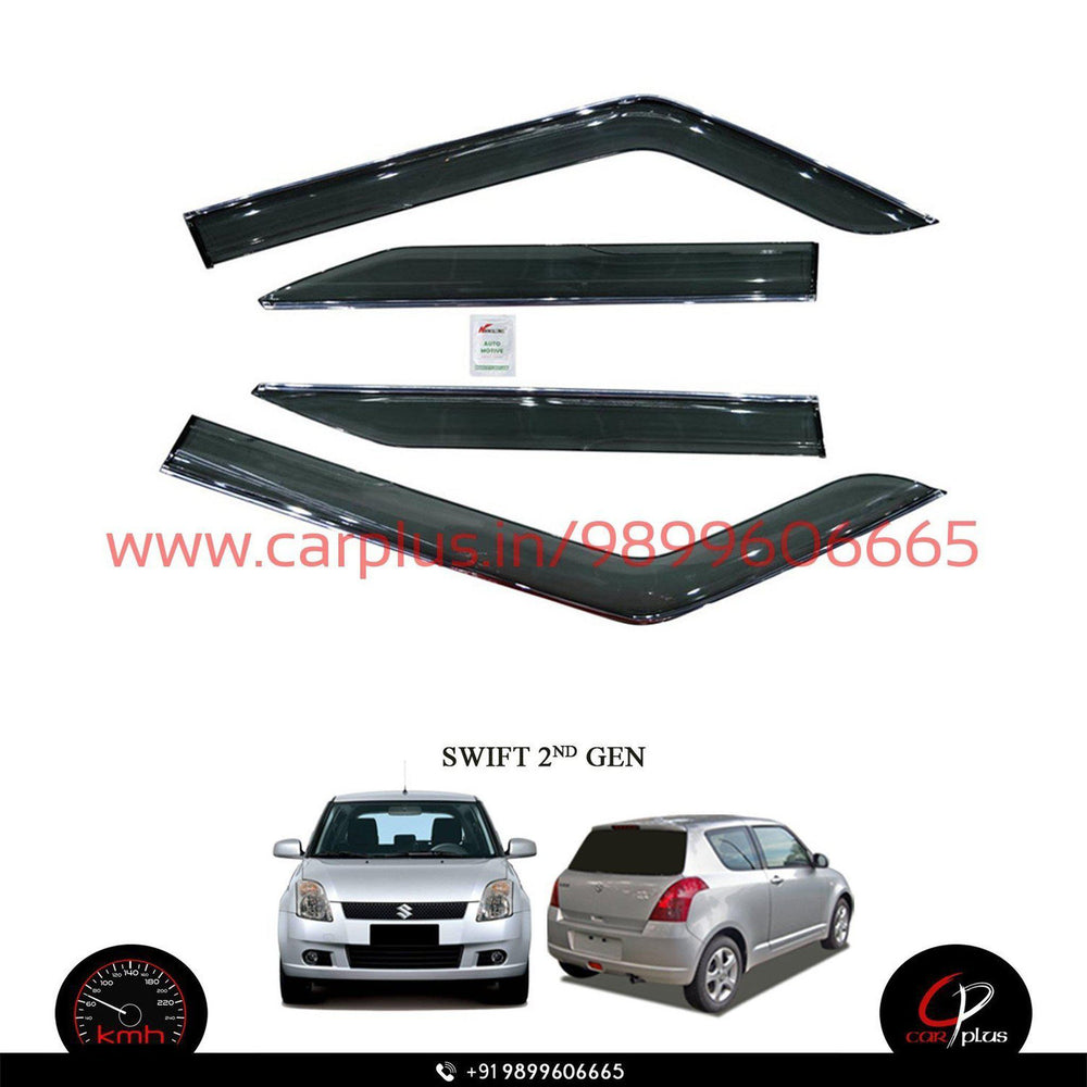 KMH Chrome Line Door Visor For Maruti Suzuki Swift KMH-DOOR VISOR DOOR VISOR.