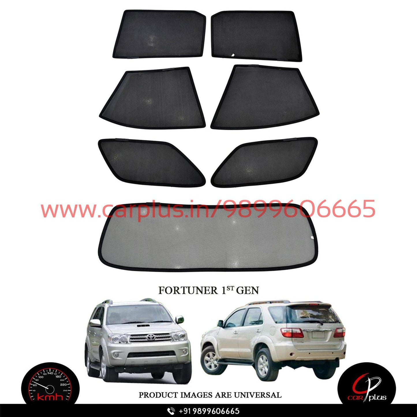 
                  
                    KMH Fixed Curtains For Toyota Fortuner KMH-DC FIXED SUNSHADE.
                  
                