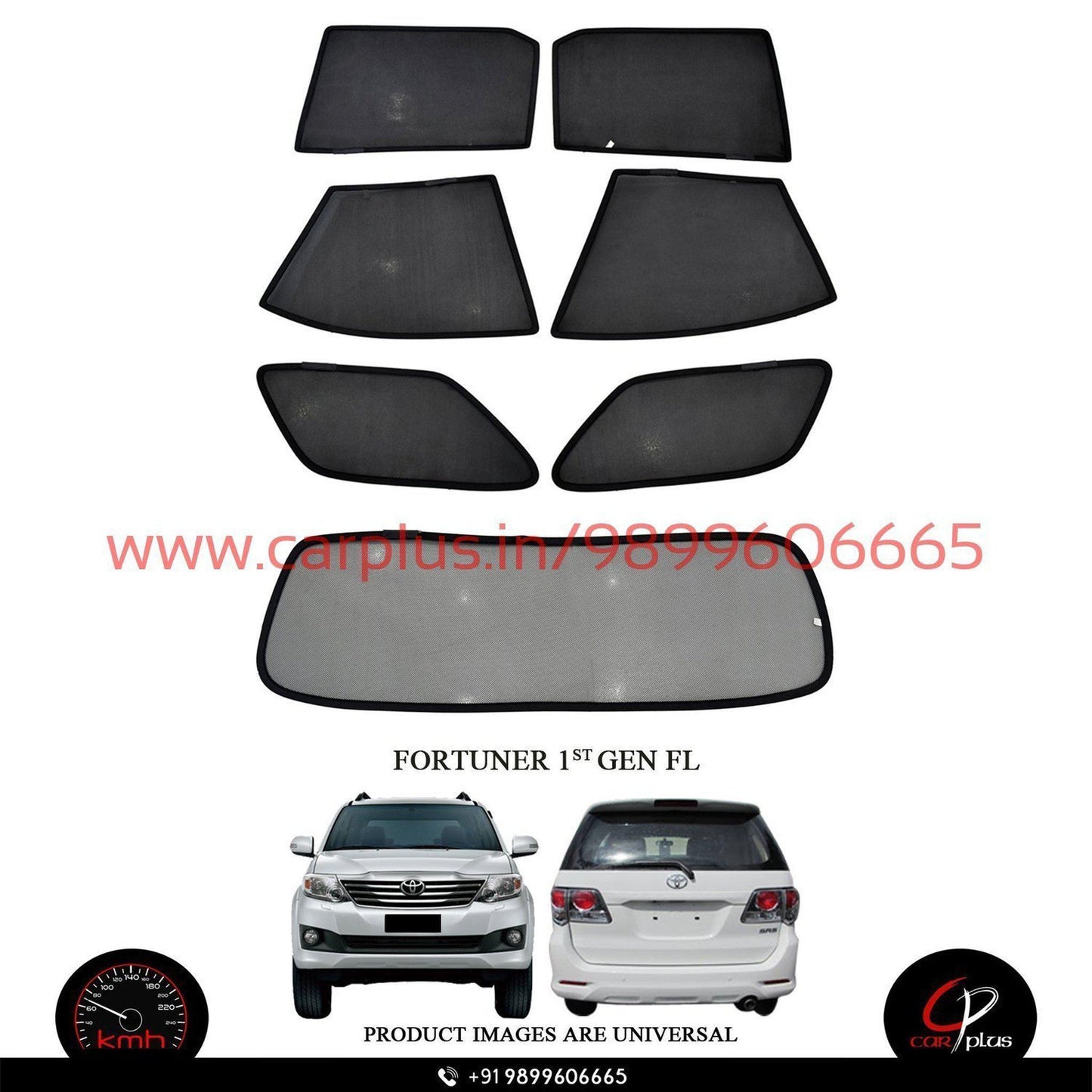 
                  
                    KMH Fixed Curtains For Toyota Fortuner KMH-DC FIXED SUNSHADE.
                  
                