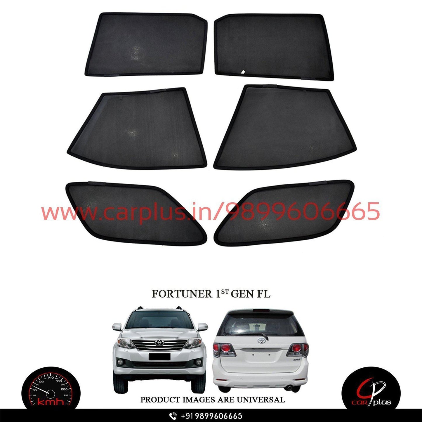 
                  
                    KMH Fixed Curtains For Toyota Fortuner KMH-DC FIXED SUNSHADE.
                  
                