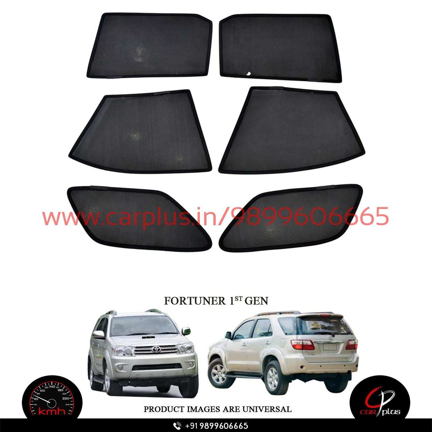 
                  
                    KMH Fixed Curtains For Toyota Fortuner KMH-DC FIXED SUNSHADE.
                  
                