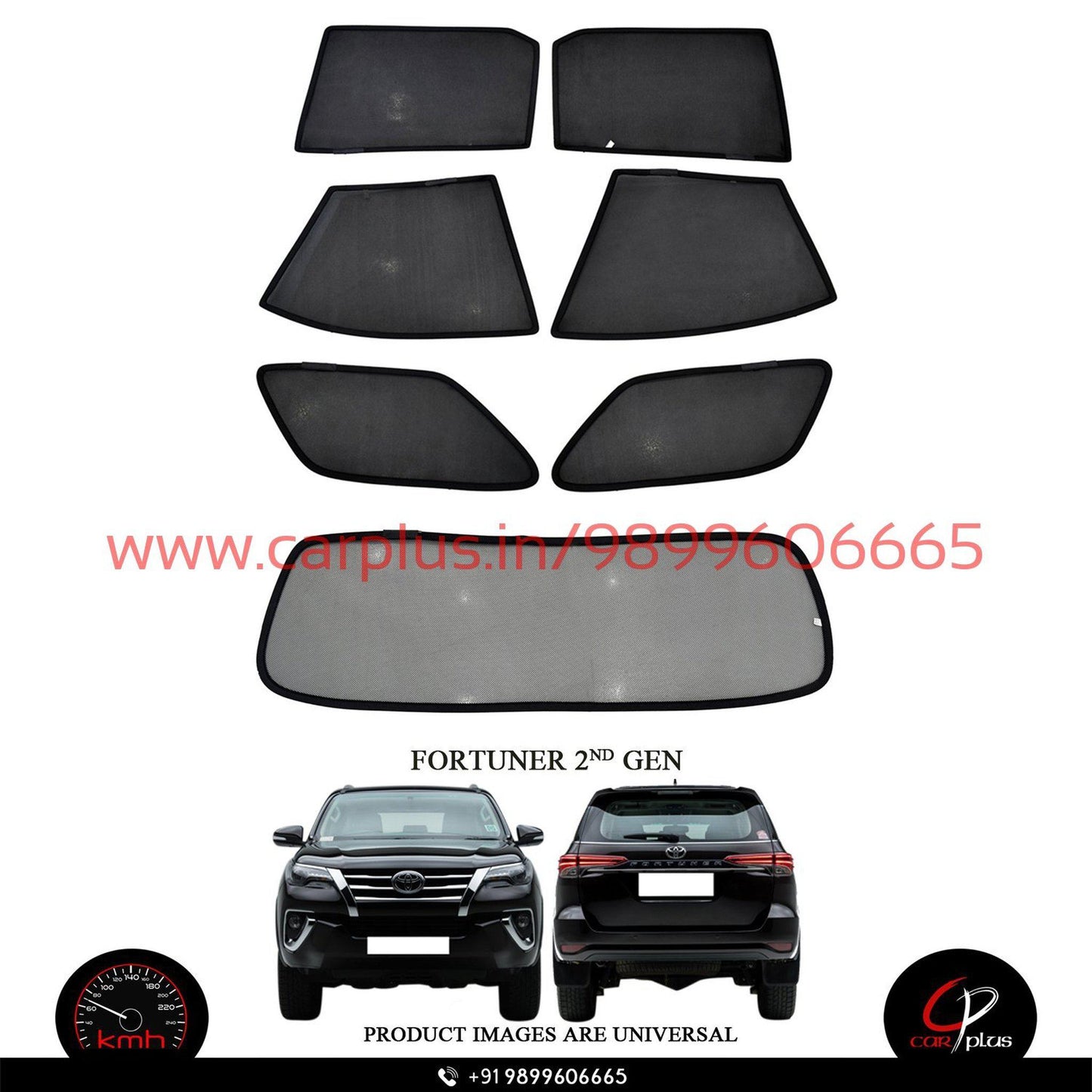 
                  
                    KMH Fixed Curtains For Toyota Fortuner KMH-DC FIXED SUNSHADE.
                  
                