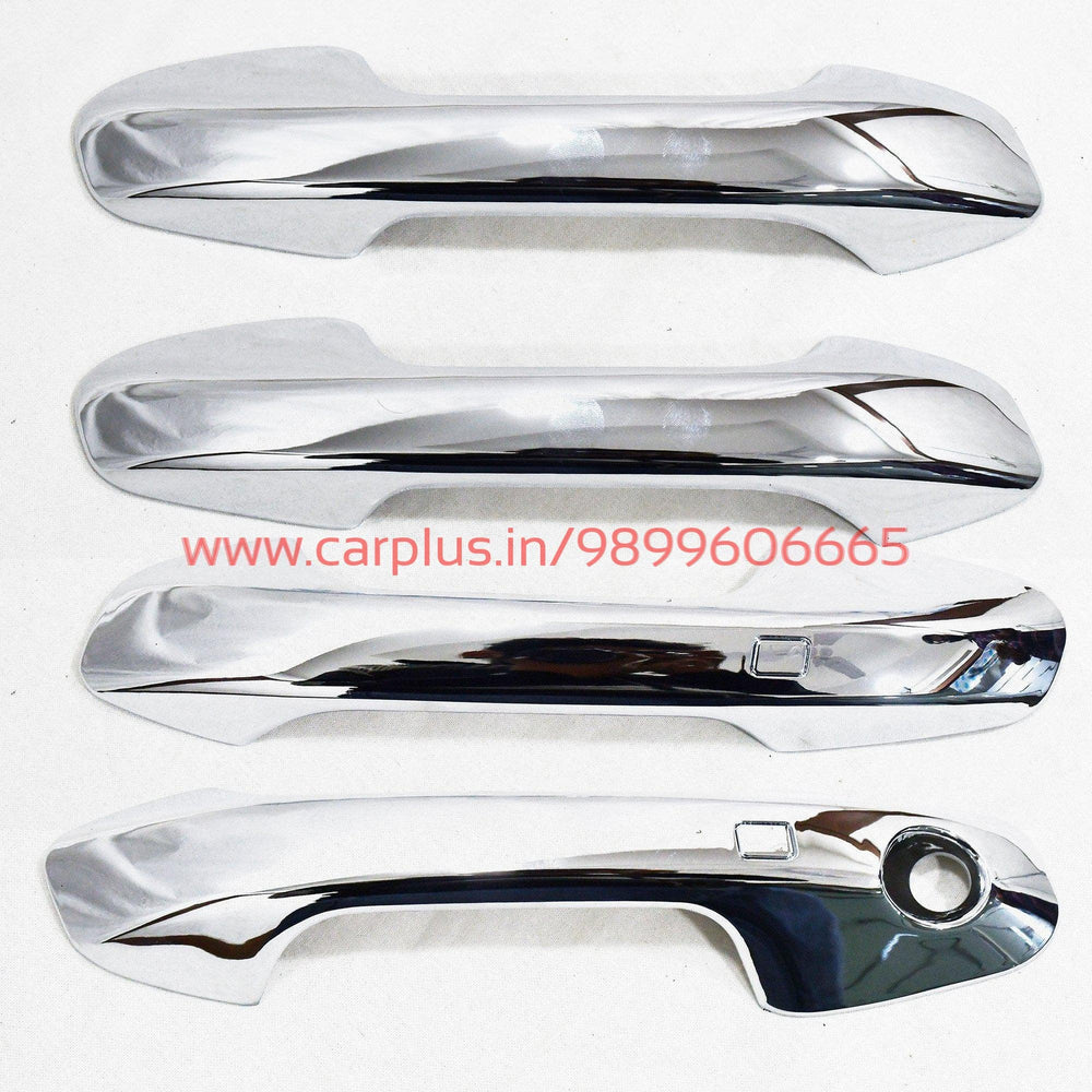 
                  
                    KMH Handle Cover Chrome for Kia Carens (1st GEN, Set Of 4Pcs)-EXTERIOR-CN LEAGUE-CARPLUS
                  
                